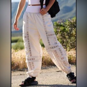 Free People Movement Oh Hey Applique Jogger Pants - Size S
